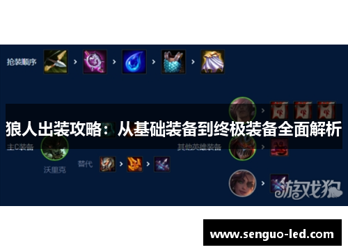 狼人出装攻略：从基础装备到终极装备全面解析